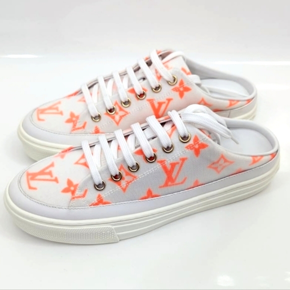✨️Authentic Louis Vuitton Stellar Open Back Sneaker Technical Fabric - Picture 7 of 15